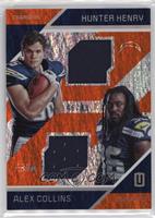 Alex Collins, Hunter Henry #/49