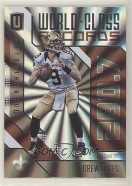 2016 Panini Unparalleled - World Class Records #WCR-9 - Drew Brees