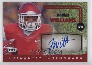 2016 SAGE Hit - Autographs - Red #A75 - Jonathan Williams