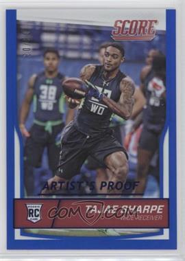 2016 Score - [Base] - Jumbo Artist's Proof #375 - Rookies - Tajae Sharpe /50