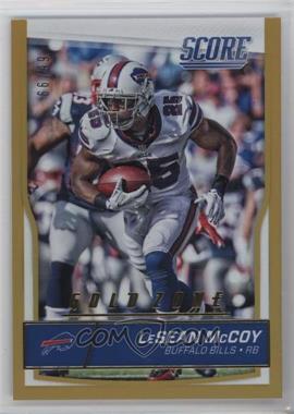 2016 Score - [Base] - Jumbo Gold Zone #34 - LeSean McCoy /99