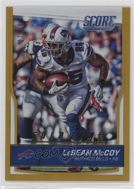 2016 Score - [Base] - Jumbo Gold Zone #34 - LeSean McCoy /99