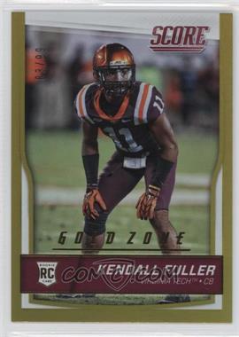 2016 Score - [Base] - Jumbo Gold Zone #415 - Rookies - Kendall Fuller /99