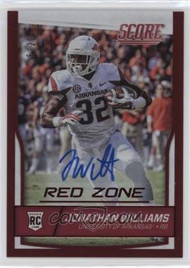 2016 Score - [Base] - Red Zone Signatures #353 - Rookies - Jonathan Williams /20