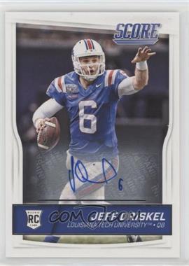 2016 Score - [Base] - Signatures #430 - Rookies - Jeff Driskel