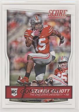 2016 Score - [Base] #344 - Rookies - Ezekiel Elliott