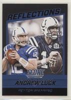 Andrew Luck, Peyton Manning