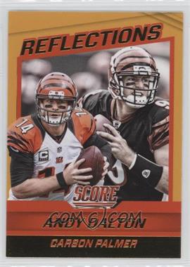 2016 Score - Reflections - Gold #21 - Andy Dalton, Carson Palmer