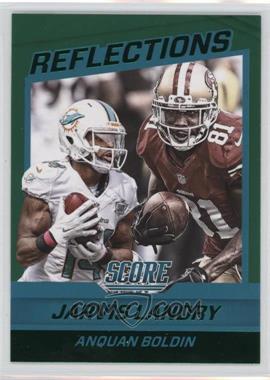 2016 Score - Reflections - Green #13 - Jarvis Landry, Anquan Boldin