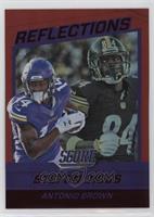 Stefon Diggs, Antonio Brown #/50