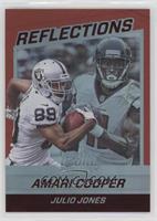 Amari Cooper, Julio Jones #/50