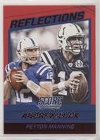 Andrew Luck, Peyton Manning