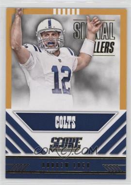 2016 Score - Signal Callers - Gold #10 - Andrew Luck