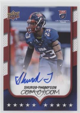 2016 Upper Deck USA Football - [Base] - Autographs #23 - USA U19 - Shurod Thompson