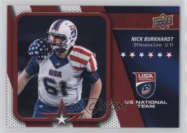 2016 Upper Deck USA Football - [Base] - Flag Wave #136 - USA U17 - Nick Burkhardt