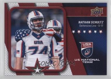 2016 Upper Deck USA Football - [Base] - Flag Wave #137 - USA U17 - Nathan Schultz