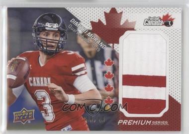 2016 Upper Deck USA Football - Logo Swatch Auto Premium Series Canada U19 #CLP-DM - Dimitri Morand /10