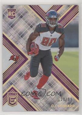 2017 Donruss Elite - [Base] - Purple #176 - Rookies - O.J. Howard /99