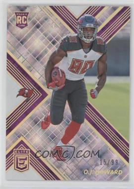 2017 Donruss Elite - [Base] - Purple #176 - Rookies - O.J. Howard /99