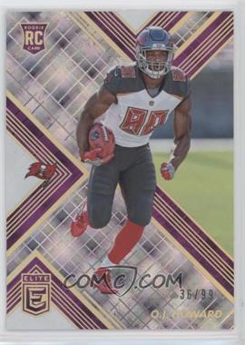 2017 Donruss Elite - [Base] - Purple #176 - Rookies - O.J. Howard /99