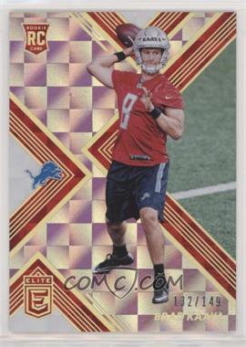 2017 Donruss Elite - [Base] - Red #102 - Rookies - Brad Kaaya /149