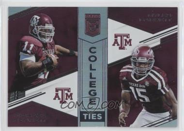 2017 Donruss Elite - College Ties #17 - Michael Bennett, Myles Garrett