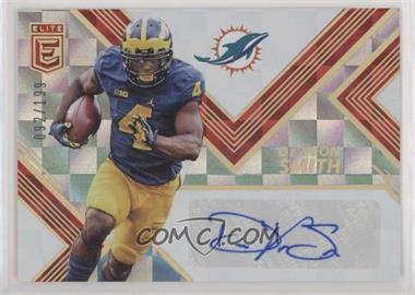 2017 Donruss Elite - Elite Rookie Autographs - Red #RA42 - De'Veon Smith /199