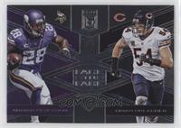 Adrian Peterson, Brian Urlacher #/299