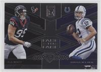 J.J. Watt, Andrew Luck #/299