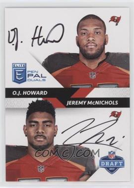 2017 Donruss Elite - Pen Pals Duals #PP-TB - O.J. Howard, Jeremy McNichols