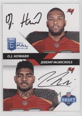 2017 Donruss Elite - Pen Pals Duals #PP-TB - O.J. Howard, Jeremy McNichols