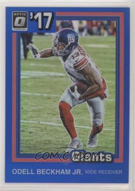 2017 Donruss Optic - 1981 Tribute - Blue #13 - Odell Beckham Jr. /149