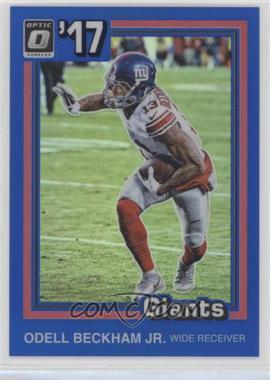 2017 Donruss Optic - 1981 Tribute - Blue #13 - Odell Beckham Jr. /149