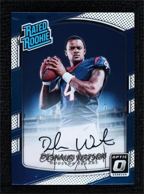 2017 Donruss Optic - [Base] - Autographs #195 - Rated Rookie - Deshaun Watson /150