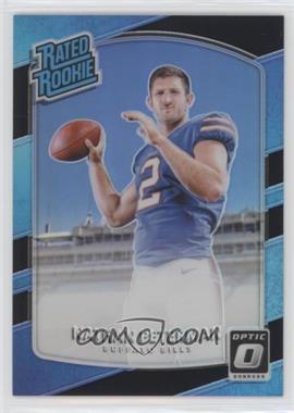 2017 Donruss Optic - [Base] - Black Prizm #184 - Rated Rookie - Nathan Peterman /25