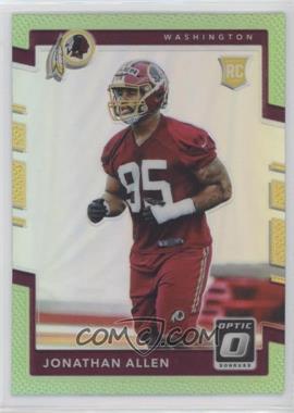 2017 Donruss Optic - [Base] - Lime Green Prizm #138 - Rookies - Jonathan Allen