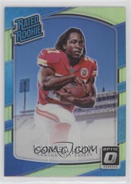 2017 Donruss Optic - [Base] - Lime Green Prizm #182 - Rated Rookie - Kareem Hunt