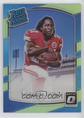 2017 Donruss Optic - [Base] - Lime Green Prizm #182 - Rated Rookie - Kareem Hunt