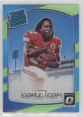 2017 Donruss Optic - [Base] - Lime Green Prizm #182 - Rated Rookie - Kareem Hunt