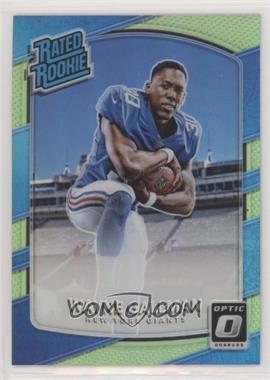 2017 Donruss Optic - [Base] - Lime Green Prizm #188 - Rated Rookie - Wayne Gallman