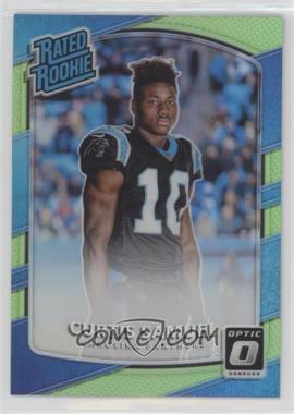 2017 Donruss Optic - [Base] - Lime Green Prizm #196 - Rated Rookie - Curtis Samuel