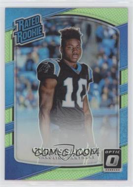 2017 Donruss Optic - [Base] - Lime Green Prizm #196 - Rated Rookie - Curtis Samuel