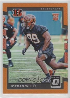 2017 Donruss Optic - [Base] - Orange Prizm #133 - Rookies - Jordan Willis /199