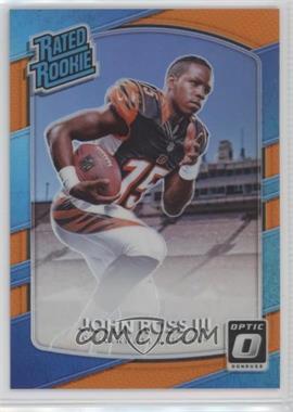 2017 Donruss Optic - [Base] - Orange Prizm #194 - Rated Rookie - John Ross III /199