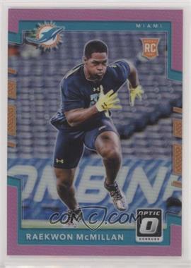 2017 Donruss Optic - [Base] - Pink Prizm #131 - Rookies - Raekwon McMillan