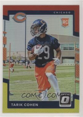 2017 Donruss Optic - [Base] - Red and Yellow Prizm #134 - Rookies - Tarik Cohen