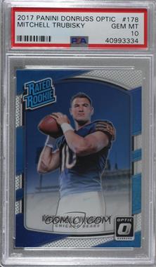 2017 Donruss Optic - [Base] #178 - Rated Rookie - Mitchell Trubisky [PSA 10 GEM MT]