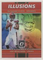 DeShone Kizer, Joe Montana #/99