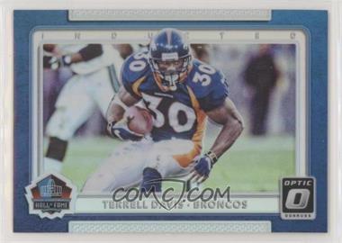 2017 Donruss Optic - Inducted #2 - Terrell Davis