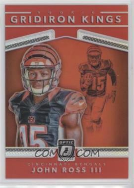 2017 Donruss Optic - Rookie Gridiron Kings - Red Prizm #20 - John Ross III /99